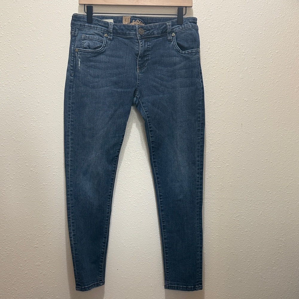 Classic High-Rise Women’s Skinny Jeans in Dark Blue